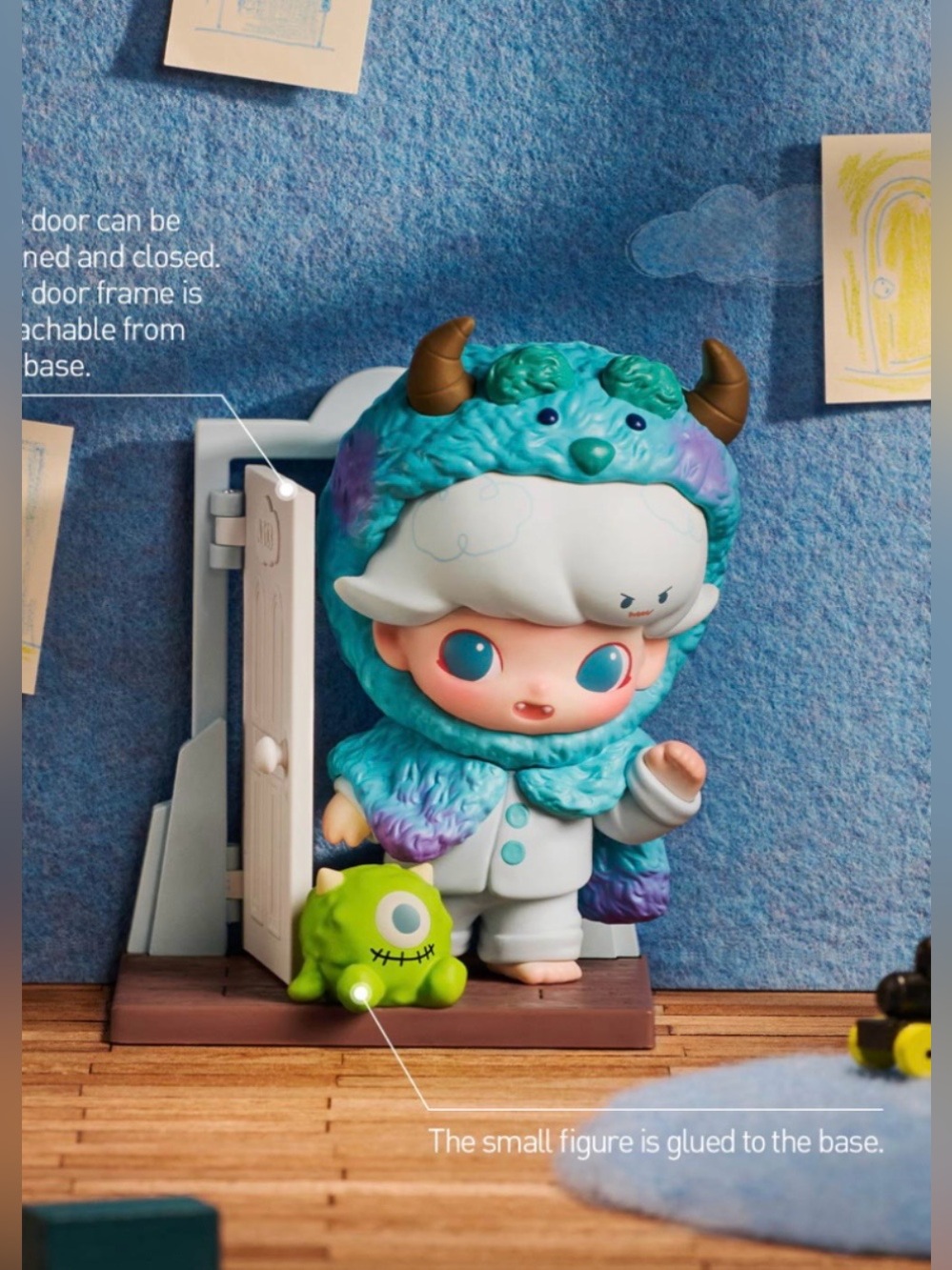 PopMart Dimoo World x Pixar Series Figurine Sulley